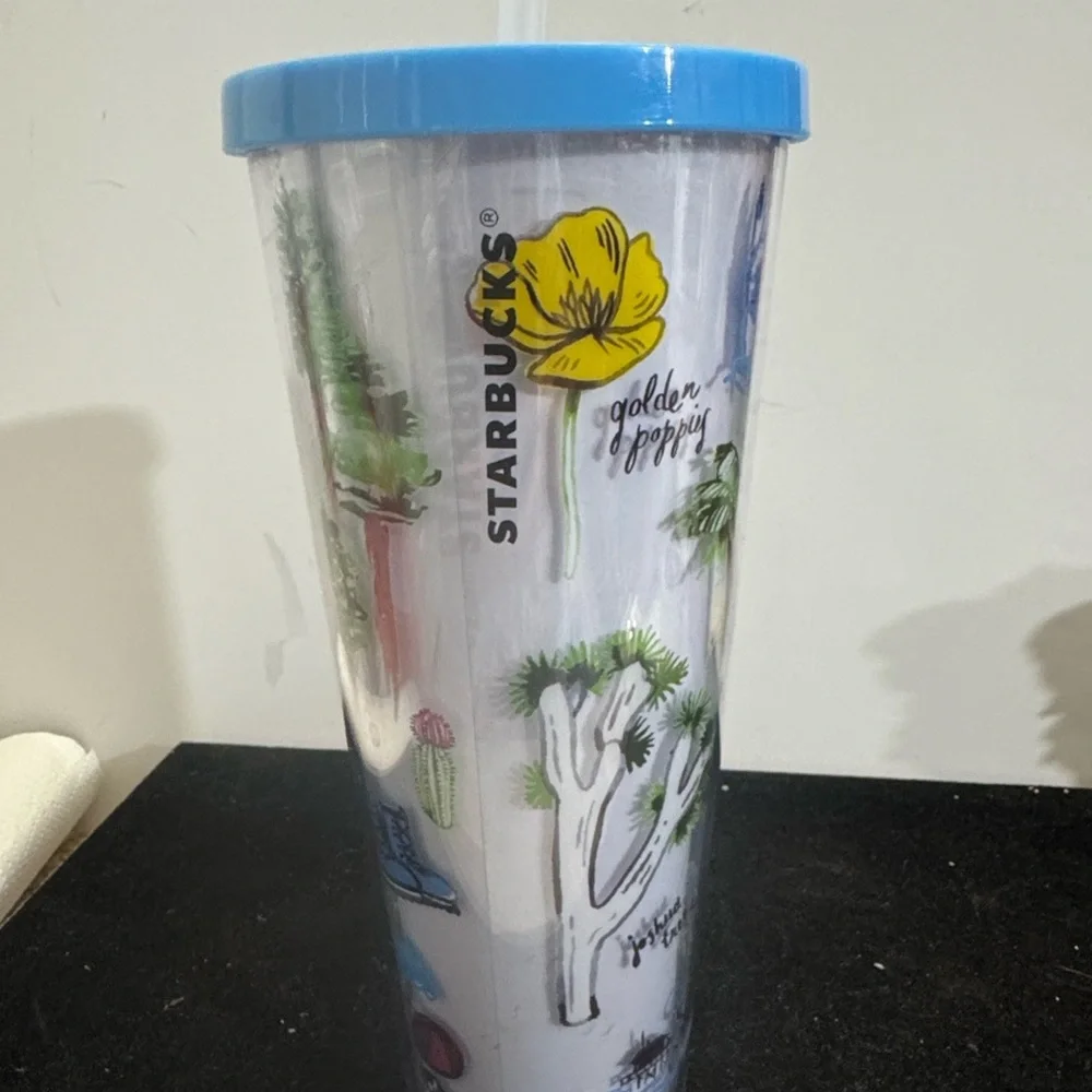 2017 Starbucks, collectors cold cup venti California Themed Tumbler